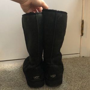 Black UGG boots